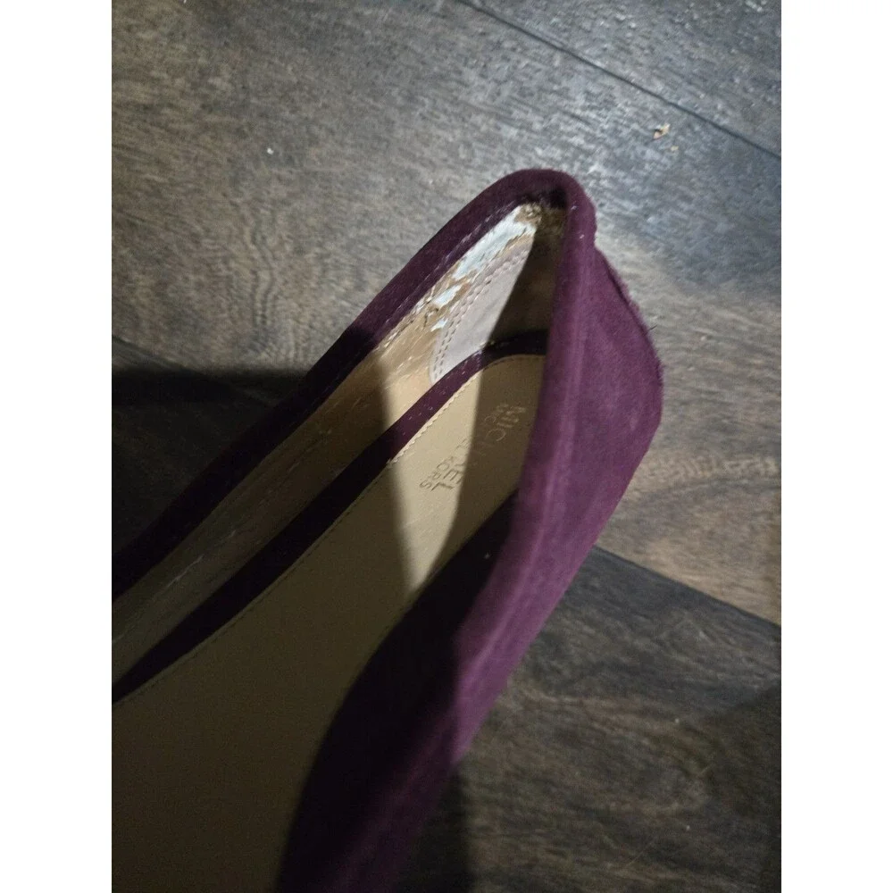 Michael Kors Women's Fulton  Purple Suede Flat Shoes Size 7